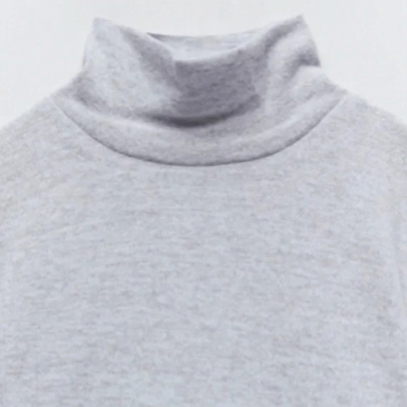 Mock Neck Soft Knit Long--Sleeve - Picture 6 of 7